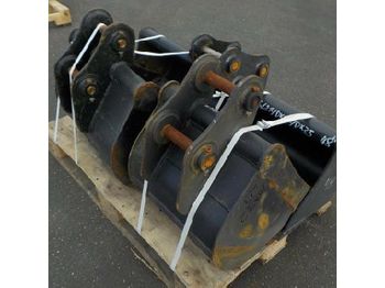  Unused Strickland 48" Ditching, 24, 18 Digging Buckets 30mm Pin to suit Doosan DX27 (3 of) - Gầu máy xúc