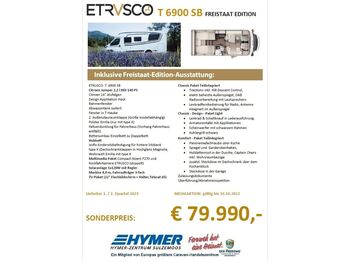 Etrusco T 6900 SB FREISTAAT EDITION*FRÜHJAHR23*  - Xe cắm trại bán tích hợp