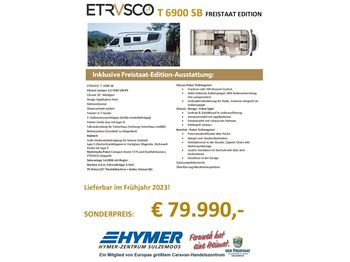 Etrusco T 6900 SB FREISTAAT EDITION*FÜR SOFORT*  - Xe cắm trại bán tích hợp