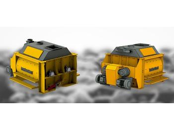 GENERAL MAKİNA GNR-2M3 ДВУХВАЛКОВЫЙ СМЕСИТЕЛЬ - Thiết bị bê tông