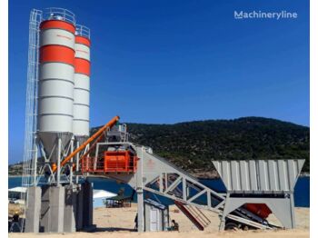 POLYGONMACH 100 m3 per hour mobile concrete batching plant - Trạm trộn bê tông