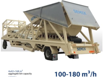 SEMIX Dry Type Mobile Concrete Batching Plant - Trạm trộn bê tông