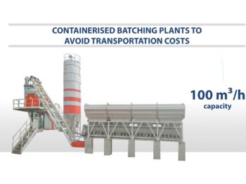 SEMIX SEMIX Compact Concrete Batching Plant 100 m³/h Containerised - Trạm trộn bê tông