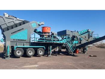 Constmach 120-150 tph Mobile Jaw Crusher Plant ( Cone and Jaw  ) - Máy nghiền di động