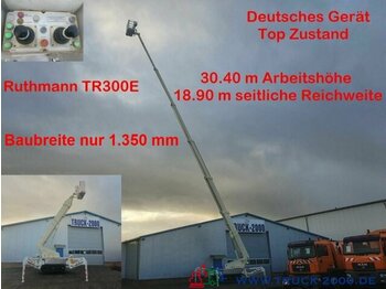 Ruthmann Raupen Arbeitsbühne 30.40 m / seitlich 18.90 m - Nền bục trên không gắn trên xe tải