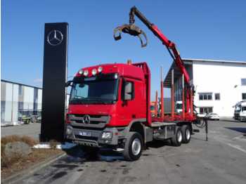 Mercedes-Benz Actros 3355 AK 6x6 V8 Holztransporter/Kurzholz  - Rơ moóc lâm nghiệp