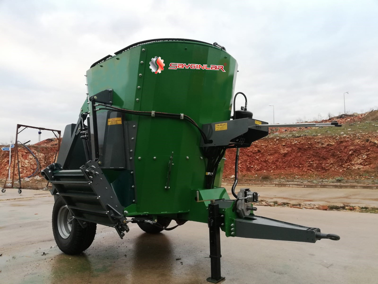 Trang thiết bị gia súc mới SAYGINLAR vertical feed mixer wagon: hình 7