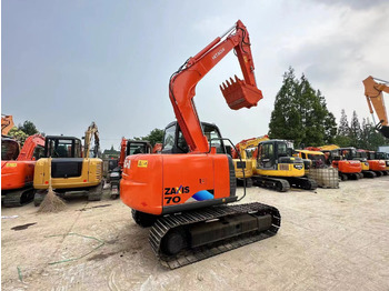 Máy xúc bánh xích 7 ton used excavator good condition Hitachi ZX70 Strong power with low working hours good working condition welcome to inquire: hình 2