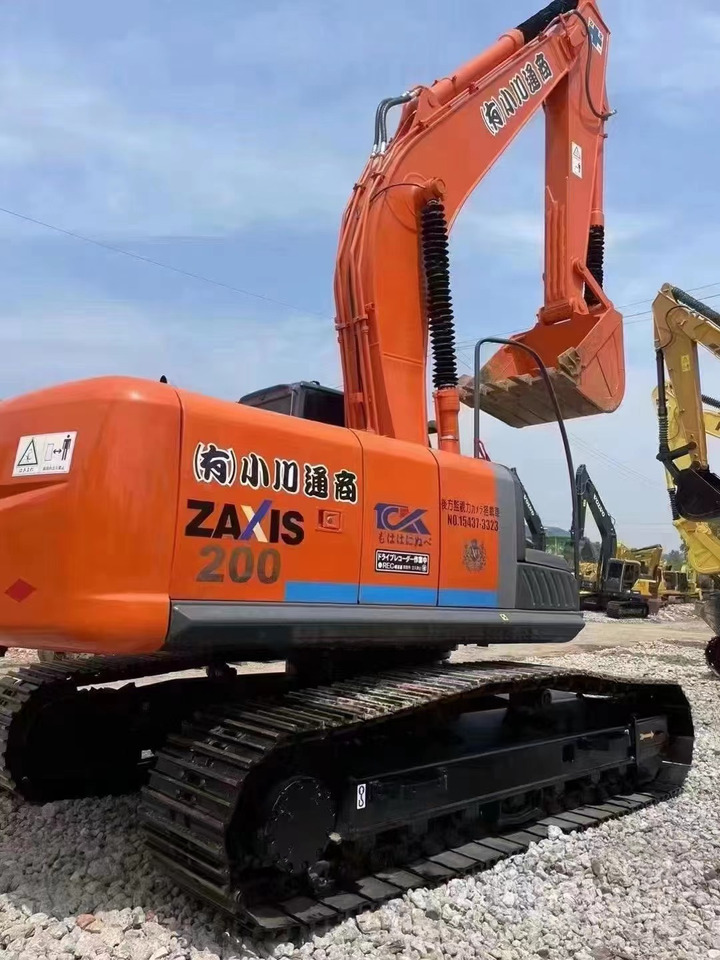 Máy xúc bánh xích 90%new 20 ton Korea Original made HITACHI ZX200 used hydraulic crawler excavator in ready stock: hình 7