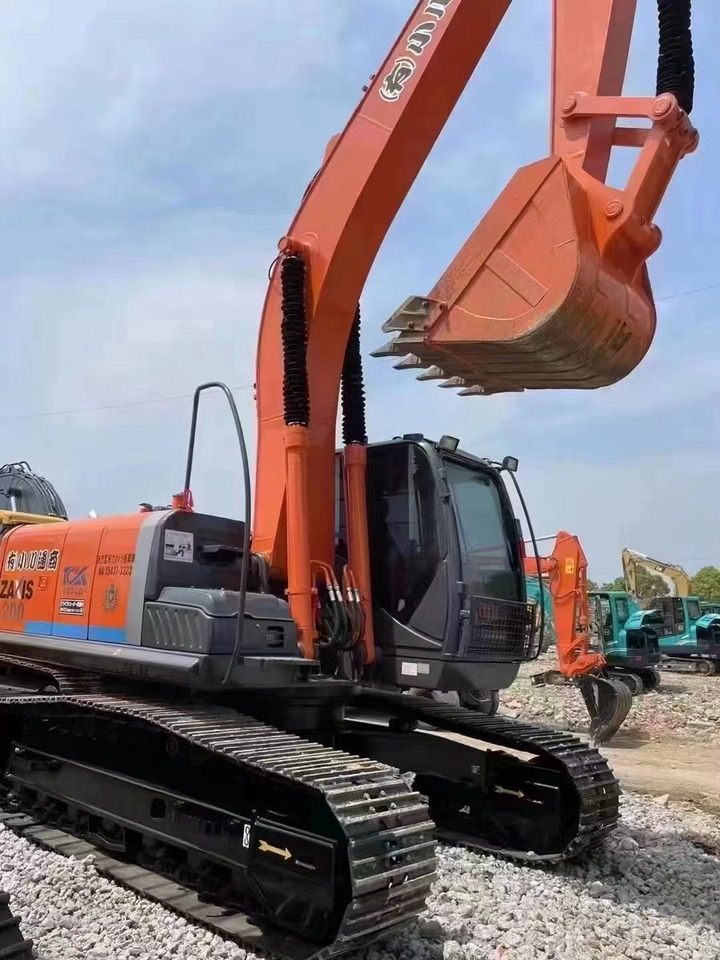 Máy xúc bánh xích 90%new 20 ton Korea Original made HITACHI ZX200 used hydraulic crawler excavator in ready stock: hình 3