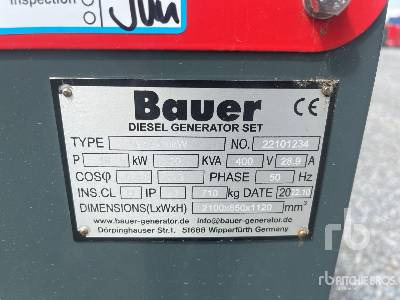 Bộ phát điện mới BAUER GFS 16 ATS (Unused): hình 5