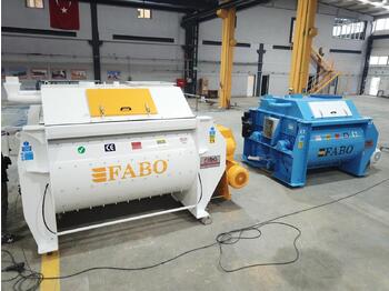 Thiết bị bê tông mới FABO Double Shaft Concrete Mixer ( Twin Shaft Mixer ): hình 1