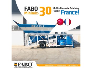 Trạm trộn bê tông mới FABO MOBILE CONCRETE PLANT CONTAINER TYPE 30 M3/H FABO MINIMIX: hình 1