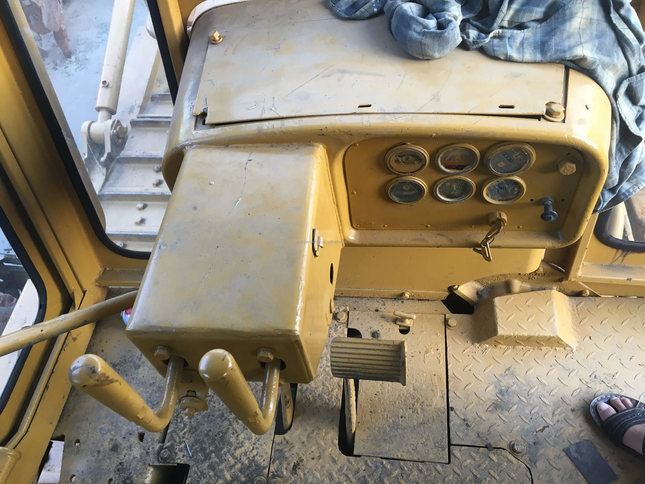 Máy ủi Good Condition Caterpillar Used Crawler Bulldozer D7G, second hand CAT D7G D7R For sale: hình 7