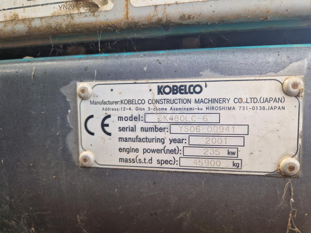 Máy xúc bánh xích Kobelco SK480LC-6: hình 8