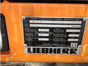Máy xúc bánh xích LIEBHERR R904C HDSL: hình 1
