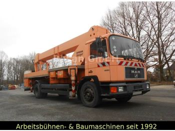Nền bục trên không gắn trên xe tải MAN Arbeitsbühne MAN 18.272/Ruthmann T400,AH 42m: hình 1