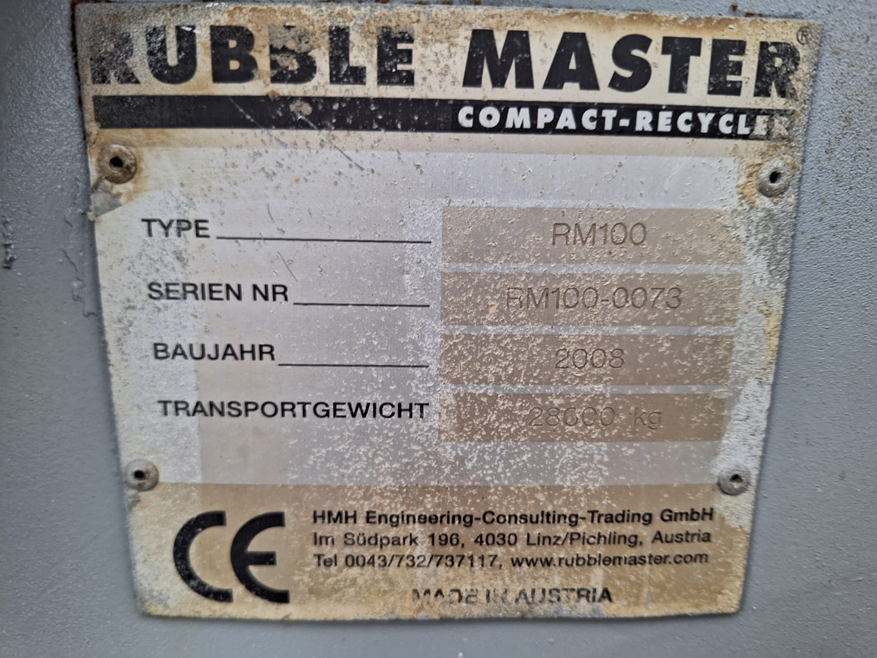 Máy nghiền di động RUBBLE MASTER RM 100: hình 7