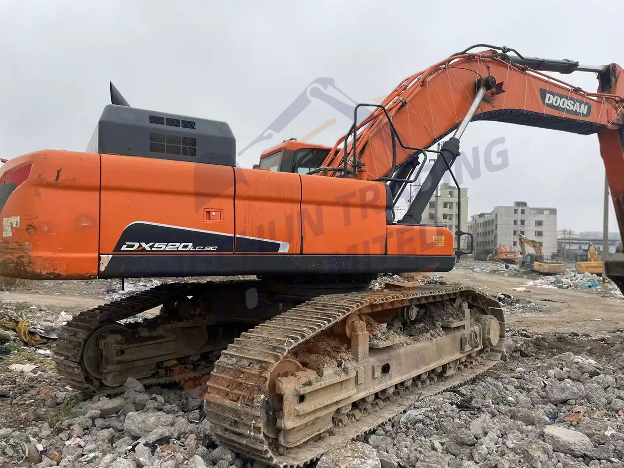 Máy xúc bánh xích new arrival Used Doosan excavator DX520LC-9C in good condition for sale in good condition: hình 5