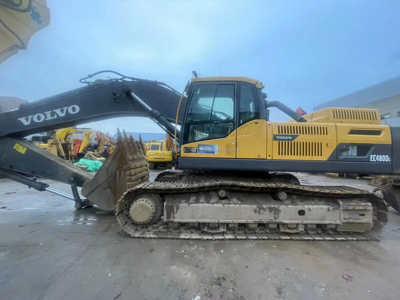 Máy xúc bánh xích second hand  hot selling Excavator construction machinery parts used excavator used  Volvo EC480D  in stock for sale: hình 6