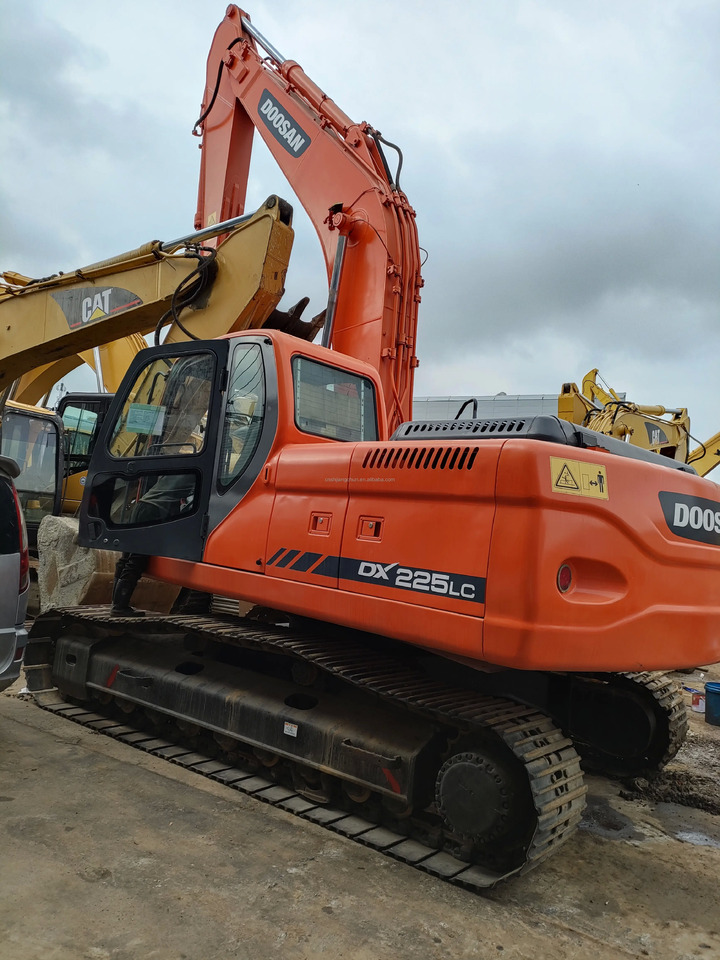 Máy xúc bánh xích used excavators in stock for sale second hand excavator used machinery equipment Doosan dx225: hình 2