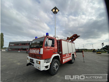  Steyr 4WD Fire Truck, Palfinger PK7000 Crane, Manual Gearbox, Front Winch, Generator, Light Tower (German Reg. Docs. Service History and Manuals Available) - Xe tải cứu hỏa