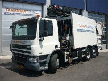 DAF FAN 75 CF 250 Hiab 21 ton/meter Kran - Xe tải chở rác