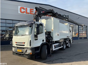 Ginaf C 3130 Hiab 21 ton/meter laadkraan + Container Washing - Xe tải chở rác
