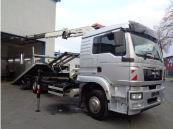 MAN TGM15.290 Schiebeplateau Kran Brille Winde Euro5  - Xe tải kéo
