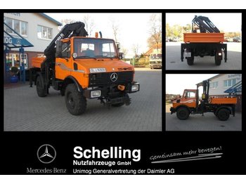 UNIMOG U 1250 Kran MKG HLK95a3 * mich kann man mieten* - Tiện ích/ Xe đặc dụng