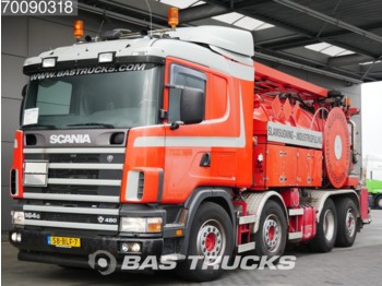 Scania 164G 480 8X2 V8 Manual Lift+Lenkachse 3-Pedals ADR Euro 3 - Xe tải chân không