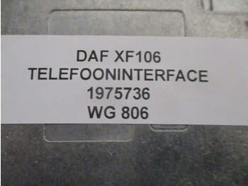 Linh kiện điện cho Xe tải DAF XF106 1975736 TELEFOONINTERFACE EURO 6: hình 3