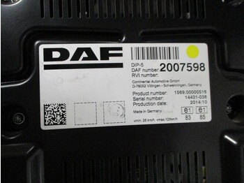 Linh kiện điện cho Xe tải DAF XF106 2007598 INSTRUMENTENPANEEL EURO 6: hình 2