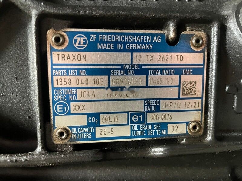 Hộp số cho Xe tải Ford F-MAX 12 TX 2621 TD JC46 7K481BAB: hình 5