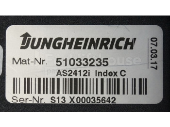 ECU cho Thiết bị xử lý vật liệu Jungheinrich 51033235 Rij regeling Drive controller AS2412i index C from ESE320 year 2017 sn. S13X00035642: hình 2