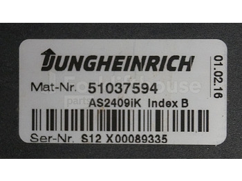 ECU cho Thiết bị xử lý vật liệu Jungheinrich 51037564 Drive/Lift controller AS2409 iK Index B 51075490 Sw. 1,27 sn. S12X00089335 for EJE220 year 2016: hình 2