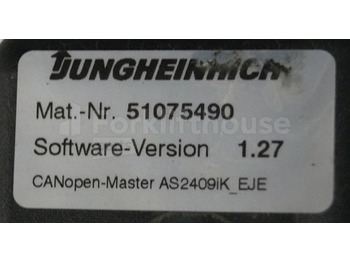 ECU cho Thiết bị xử lý vật liệu Jungheinrich 51037564 Drive/Lift controller AS2409 iK Index B 51075490 Sw. 1,27 sn. S12X00089335 for EJE220 year 2016: hình 3