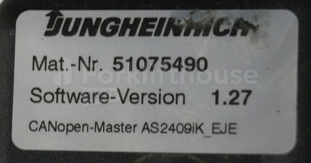 ECU cho Thiết bị xử lý vật liệu Jungheinrich 51037564 Drive/Lift controller AS2409 iK Index B 51075490 Sw. 1,27 sn. S12X00089335 for EJE220 year 2016: hình 3