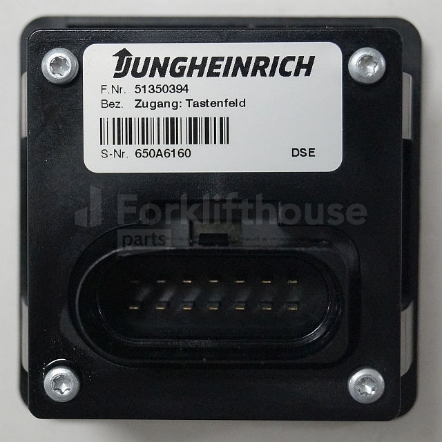 Linh kiện điện cho Thiết bị xử lý vật liệu Jungheinrich 51350394 Code key sn. 650A6160: hình 2
