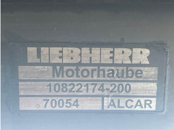 Khung/ Sườn cho Máy móc xây dựng Liebherr A934C-10822174-Engine hood/Motorhaube/Motorkap: hình 4