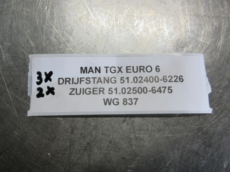 Động cơ và các bộ phận cho Xe tải MAN 51.02500-6475//51.02400-6226 ZUIGER EN DRIJFSTANG EURO 6 TGX TGS 18.420 D2676LF53: hình 3