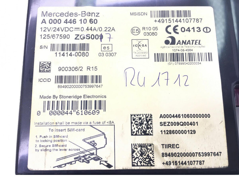 Phụ tùng Mercedes-Benz Actros MP2/MP3 1846 (01.02-): hình 3
