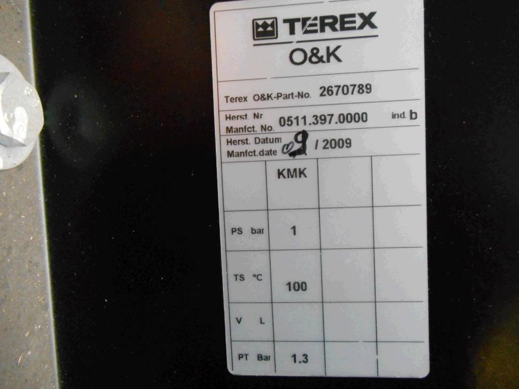 Bộ tản nhiệt cho Máy móc xây dựng mới Terex O&K 6002720 -: hình 6