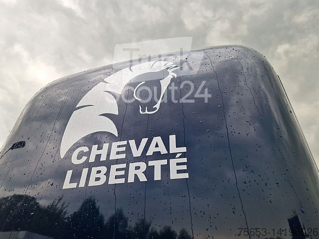 Rơ moóc chở ngựa mới Cheval Liberté Touring Country blue Frontausstieg 2000kg direkt: hình 8