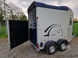 Rơ moóc chở ngựa mới Cheval Liberté Touring Country blue Frontausstieg 2000kg direkt: hình 30