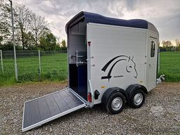 Rơ moóc chở ngựa mới Cheval Liberté Touring Country blue Frontausstieg 2000kg direkt: hình 29