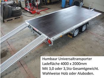 Rơ moóc tự động vận chuyển mới Humbaur - Universal 3500 Fahrzeugtransporter 3,5to Holzboden: hình 1