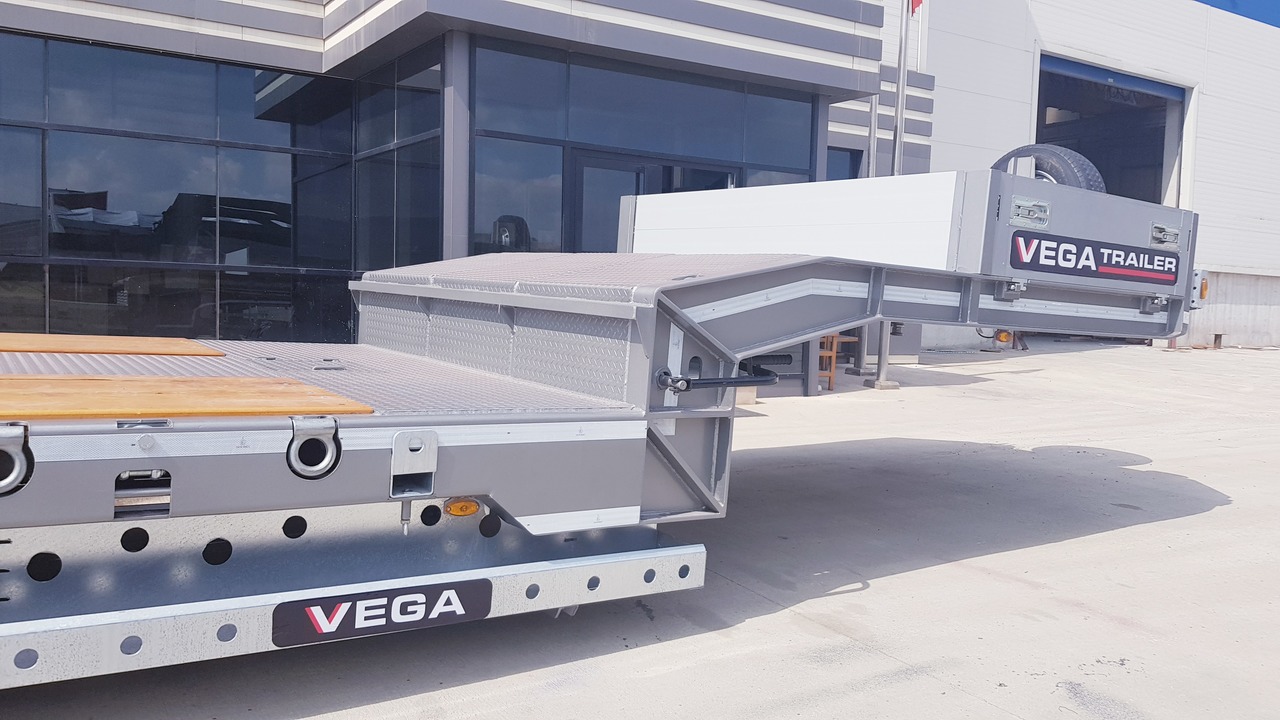 Sơ mi rơ moóc thùng thấp để vận chuyển máy móc nặng mới 3 AXLE LOWBED (VEGA ITALIANO): hình 4
