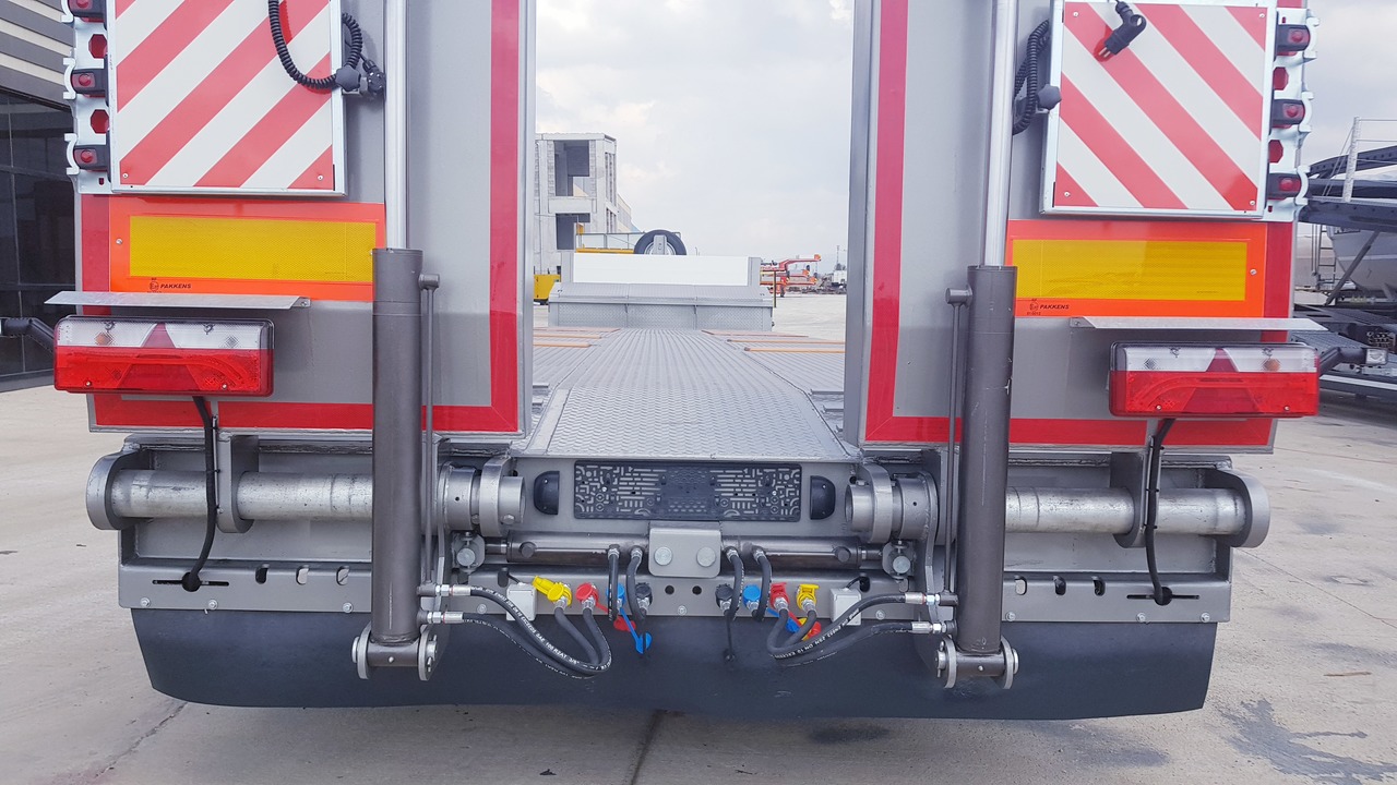 Sơ mi rơ moóc thùng thấp để vận chuyển máy móc nặng mới 3 AXLE LOWBED (VEGA ITALIANO): hình 8