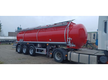 Sơ mi rơ moóc bồn Burg 22500 L ADR Tanktrailer, ACID Carbon St52-3 Coated: hình 1